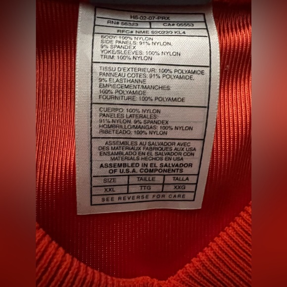 Nike Throwback John Elway Broncos Jersey, Orange/White, Size XXL, Pre-Owned - Picture 11 of 11